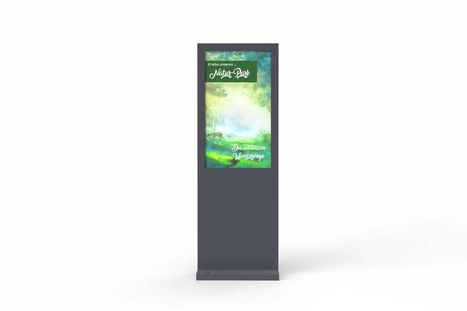 Digital Signage Outdoor Stele 43"